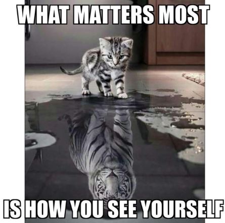What Matters Most is How you See Yourself